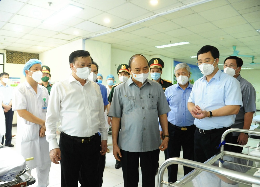Chủ tịch nước Nguyễn Xuân Phúc Không được để trái tim của cả nước bị dịch bệnh đe dọa